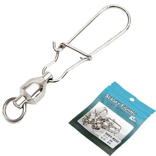 BỘ 10 KHOÁ LURE THÉP KHÔNG GỈ SEASKY FISHING