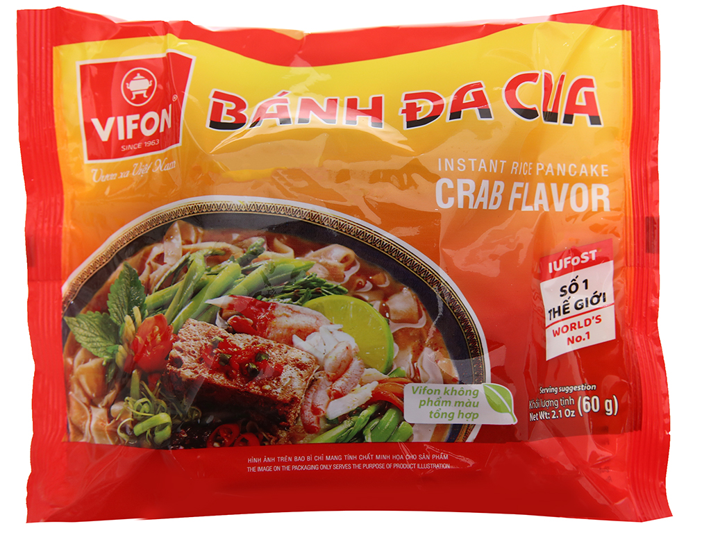 10 gói bánh đa cua