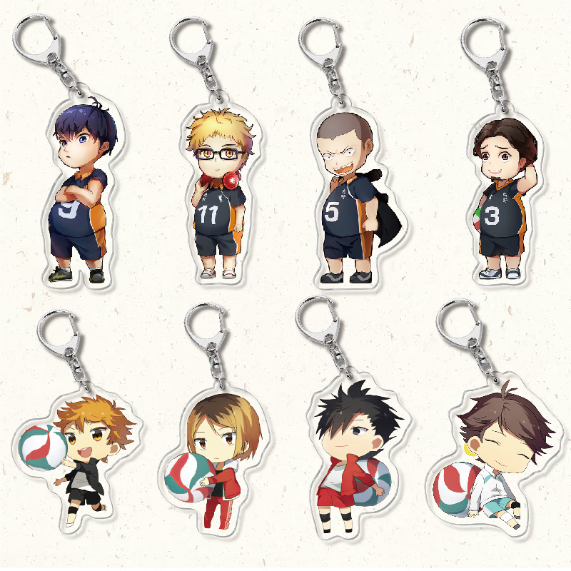 Móc khóa mica HAIKYUU Vua Bóng Chuyền