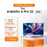 TV Xiaomi A 32 Pro 2026 Bề mặt kim loại bắt mắt với thiết kế khung viền siêu mỏng