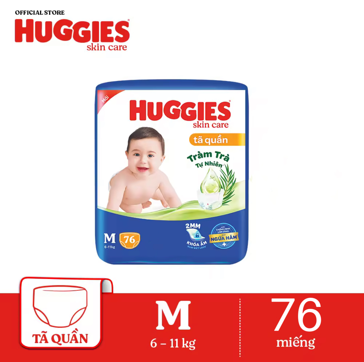 Huggies skincare super jumbo M L XL XXL pants diapers