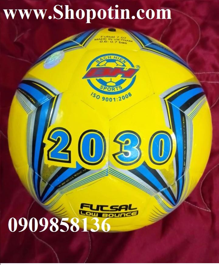 Quả Bóng Đá Futsal 2030 Paledas Bách Hiền tặng kim bơm và túi lưới