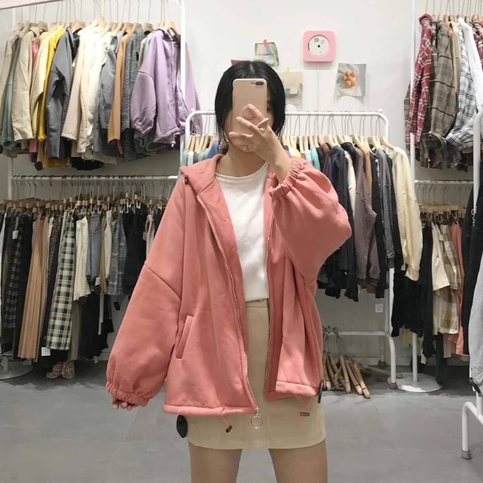 [HCM][FREESHIP TOÀN QUỐC] Áo hoodie nam nữ from rộng kiểu dáng cánh dơi Hiện đại Thời Trang teen (khoen tròn-tay bó)