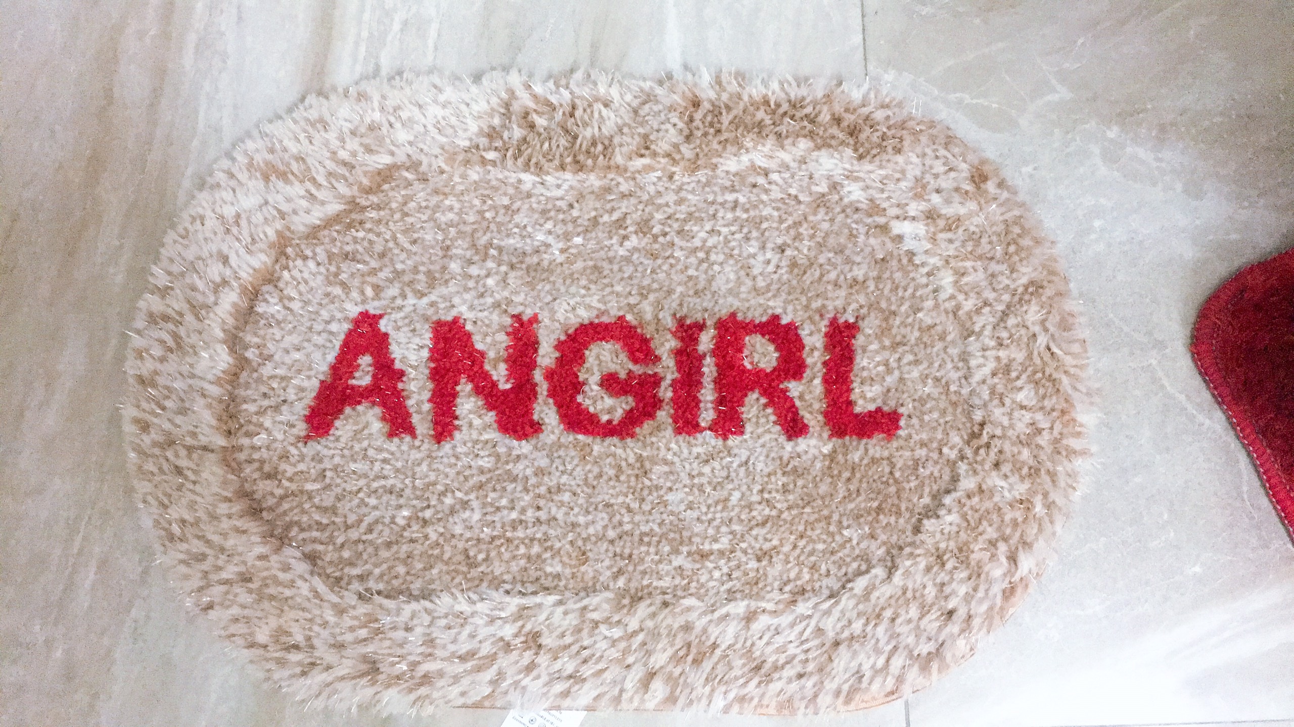 Thảm chùi chân angirl thảm khách sạn chống trơn chống trượt loại 1