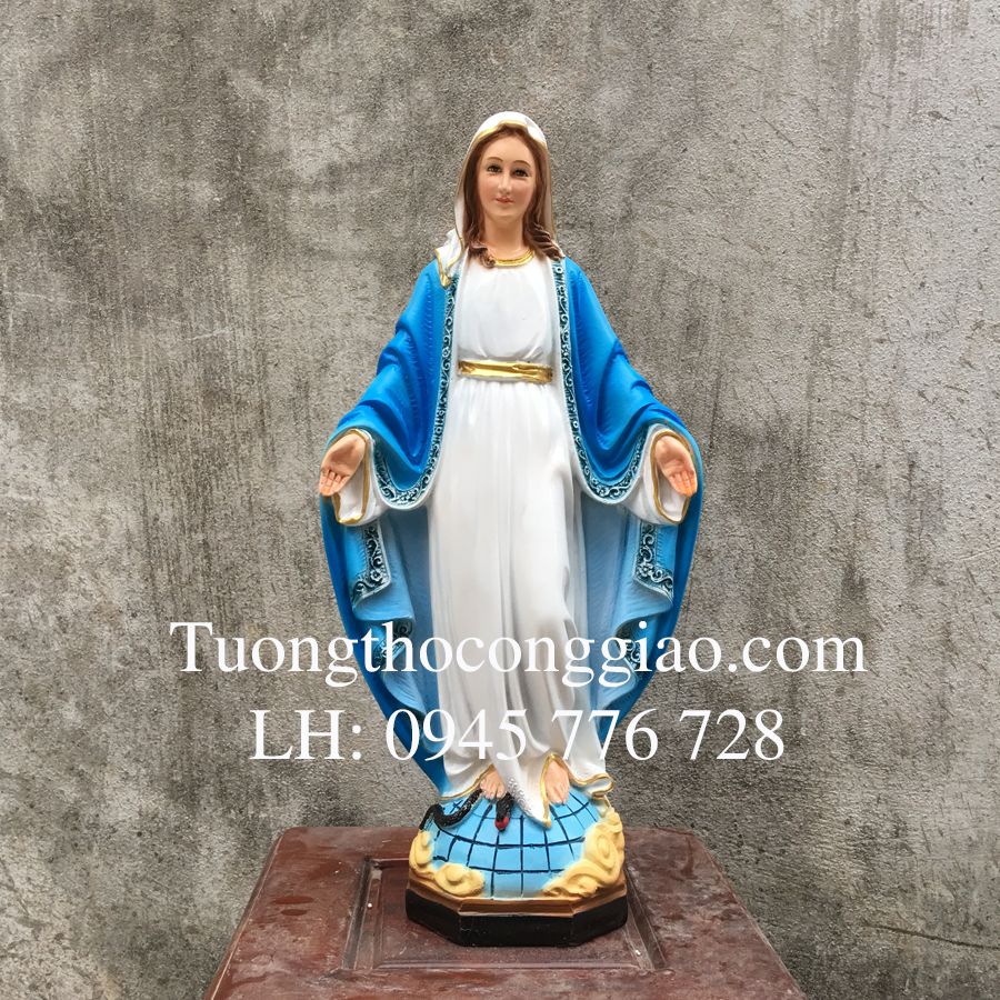 Tượng Đức Mẹ Ban ơn 50cm