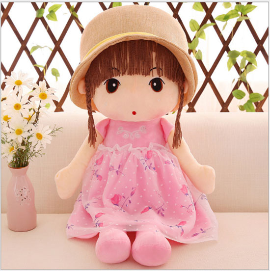 Búp bê nhồi bông siêu dễ thương cao 60cm