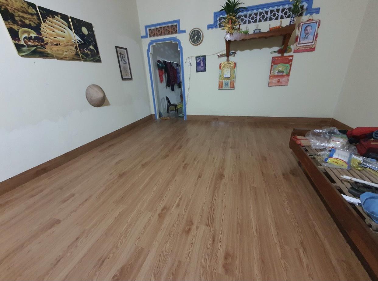1 met vuông, Sàn nhựa giả gỗ, màu 14, sàn dán keo sẵn