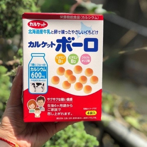 Bánh men bi vị sữa calket - nhật bản