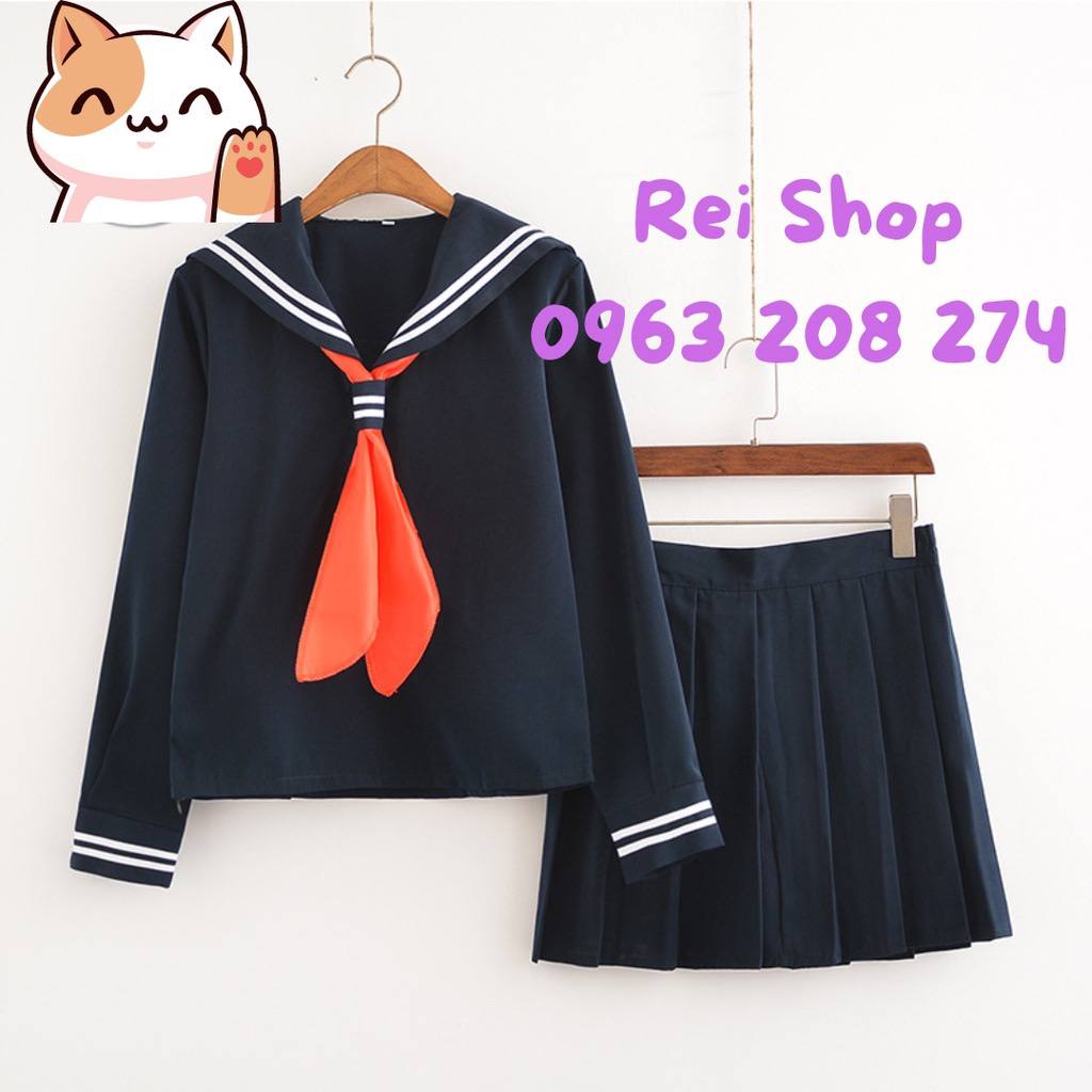 Đồng Phục Học Sinh Nhật Bản Kiểu Dáng Thủy Thủ