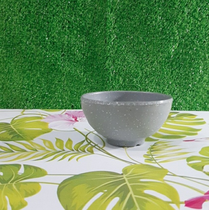 [HCM]Chén Cơm Màu Xám Nhựa Melamine Cao Cấp Fataco(CO15N)