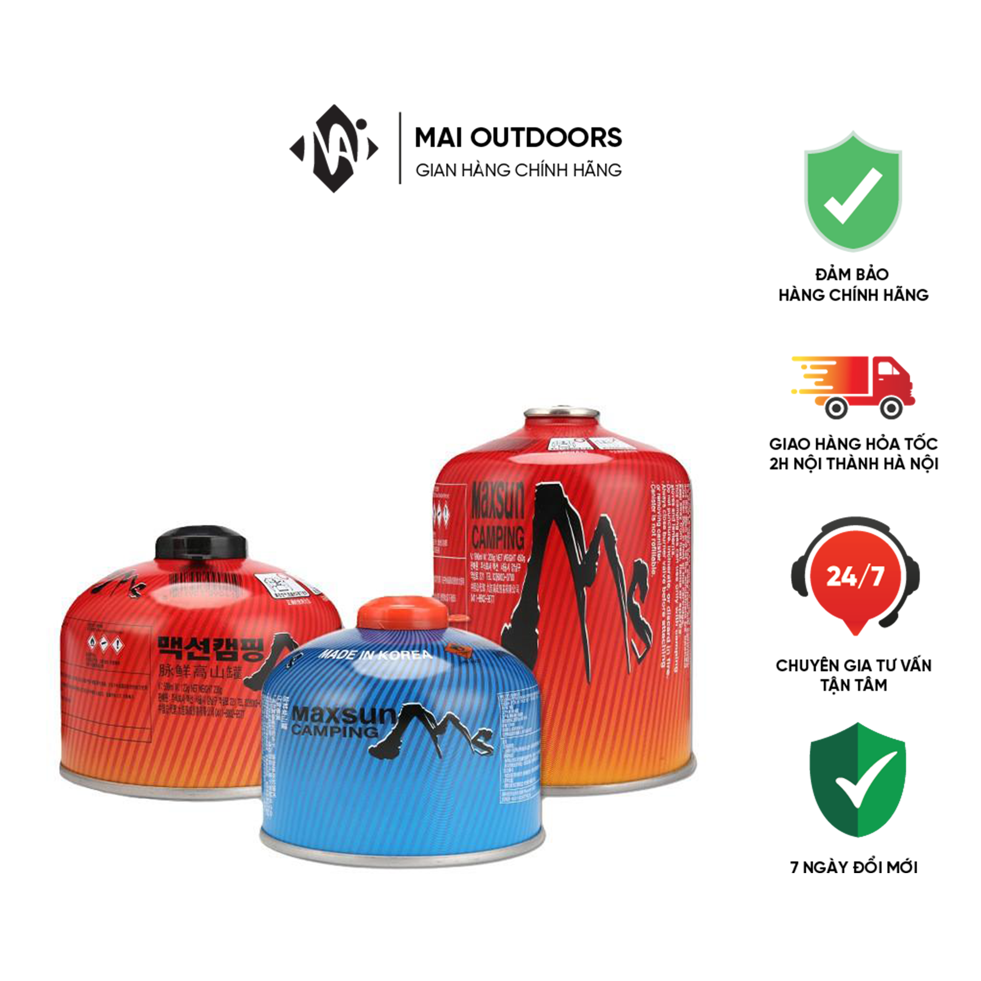 Bình Butane dã ngoại Maxsun Camping