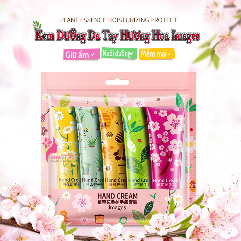 Combo 5 tuýp kem dưỡng chăm sóc da tay mềm mịn images