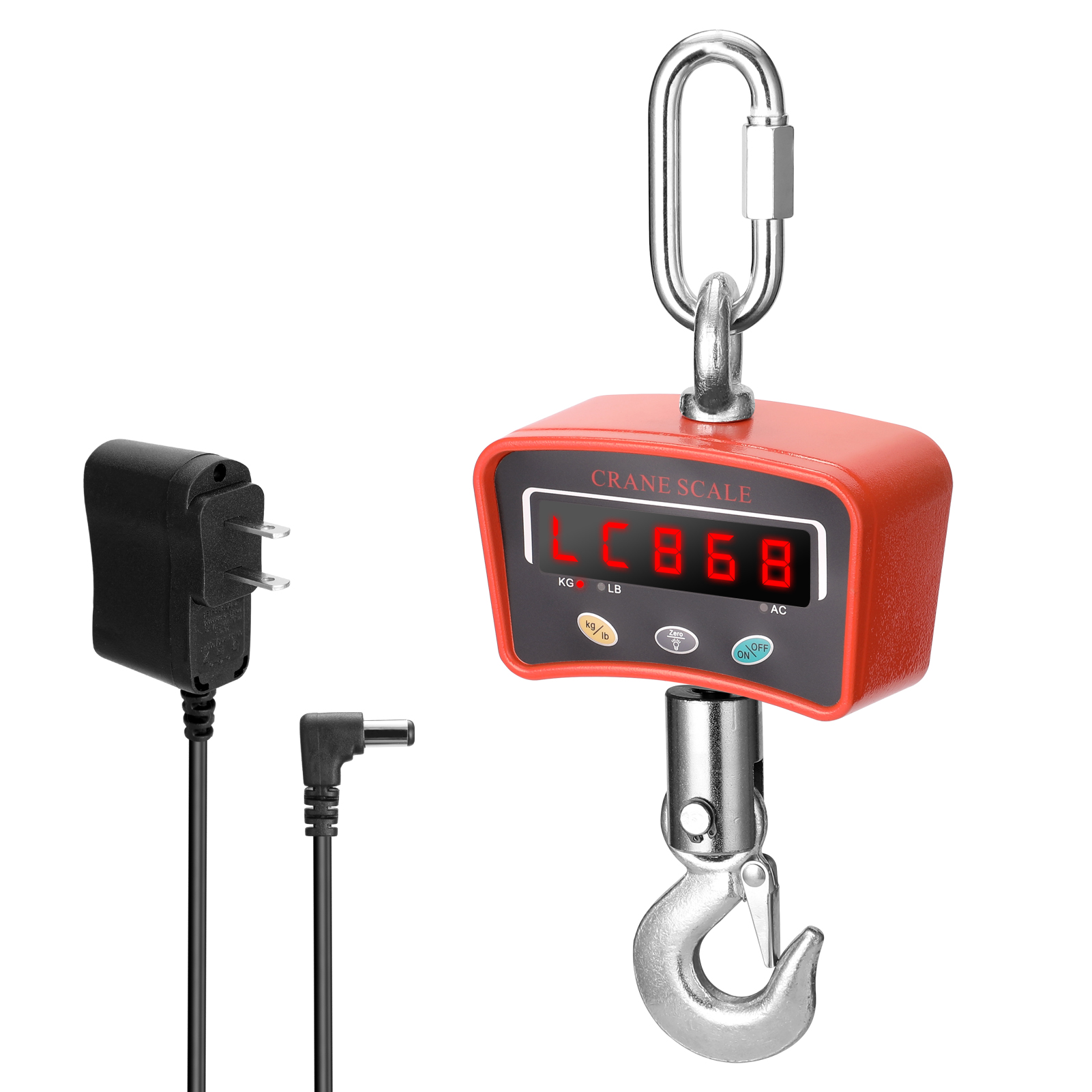 Cân cầu trục kỹ thuật số mini LCD 1000kg Cân treo điện tử công nghiệp nặng