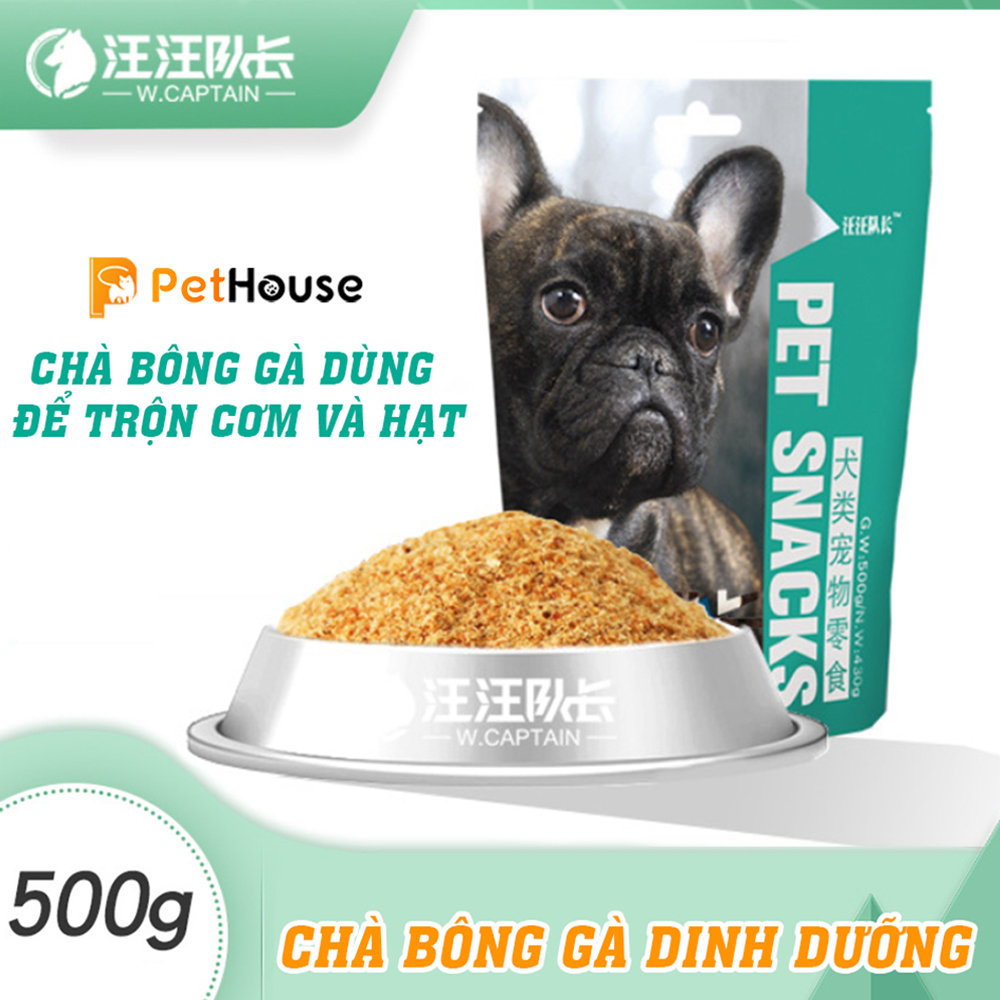Chà bông gà cho chó mèo Captain dùng để trộn cơm và hạt