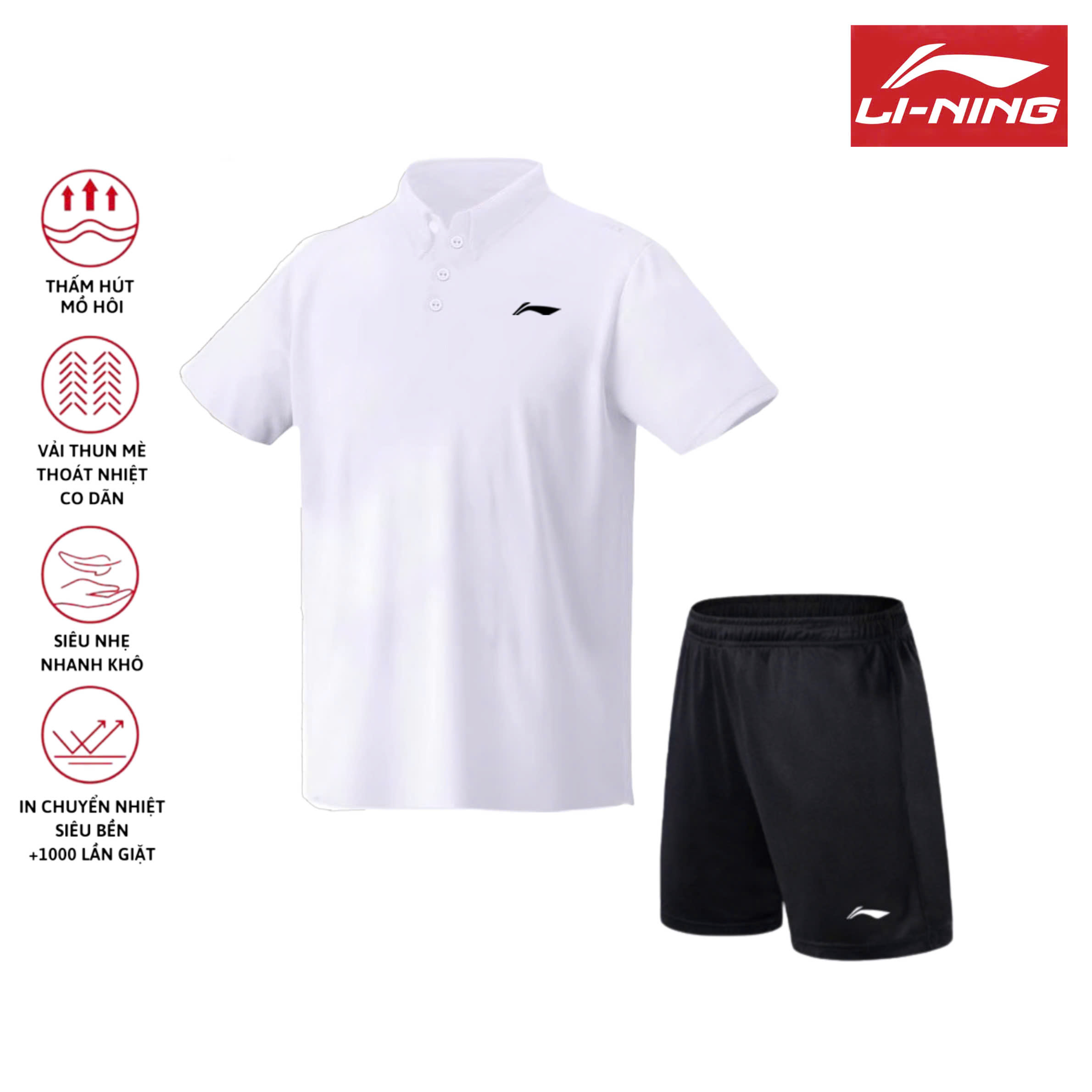 Quần Áo Cầu Lông Lining Chuyên Nghiệp Sử Dụng Trong Thi Đấu Cầu Lông T72