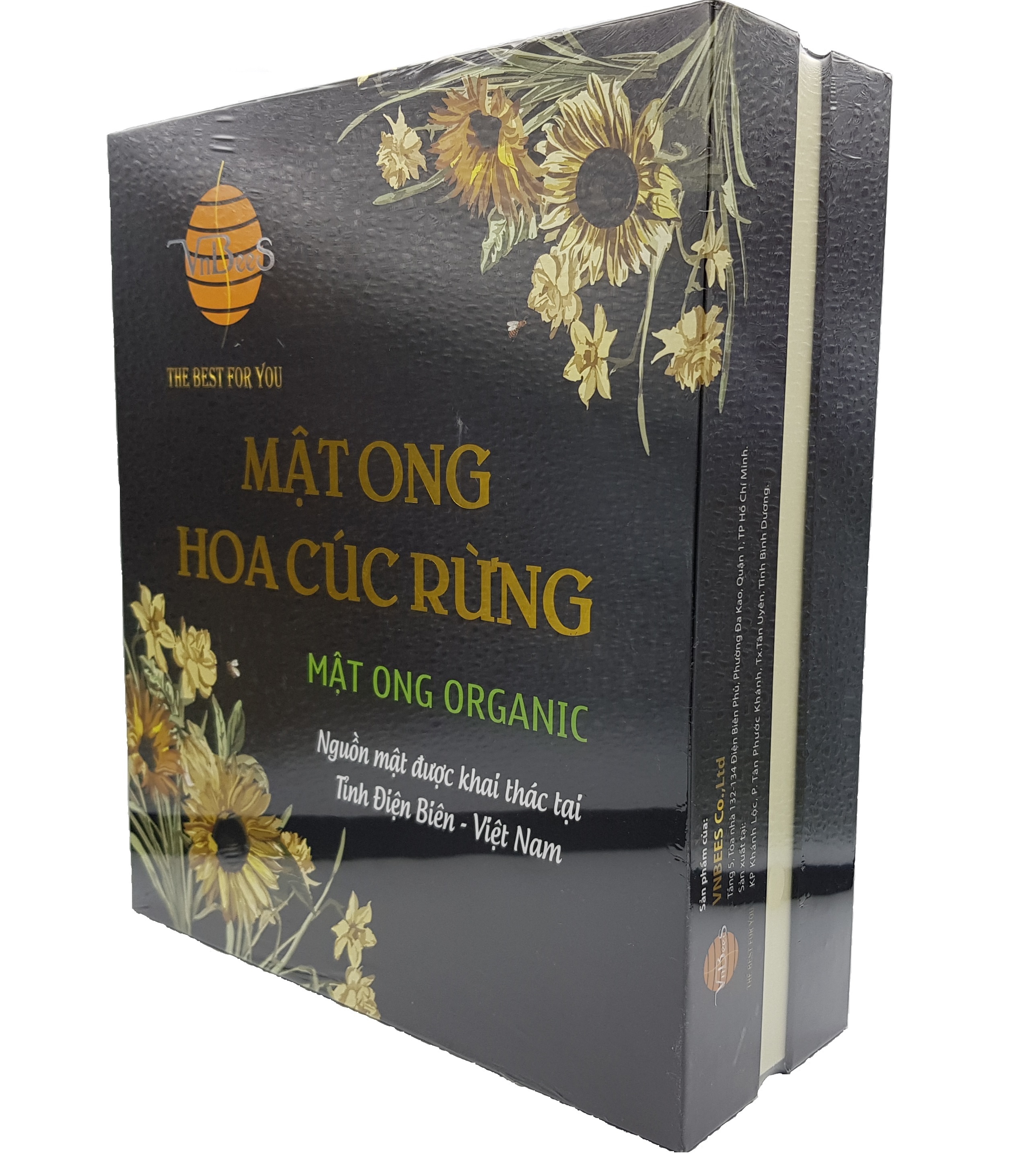 {Mật ong xuất khẩu, phiên bản giới hạn} - Hộp quà cao cấp - Mật ong Organic - Mật ong hoa Cúc rừng VNBEES