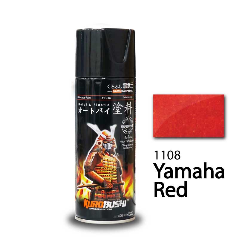 Sơn xịt Samurai 1108 màu đỏ yamaha