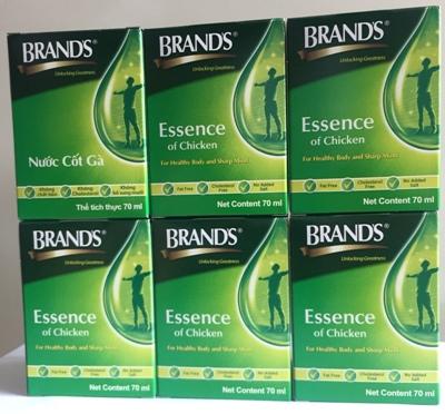 [HCM]Nước Cốt Gà Brands 70 ml bộ 6 hũ từ Thái Lan-PP Sâm Yến 3A