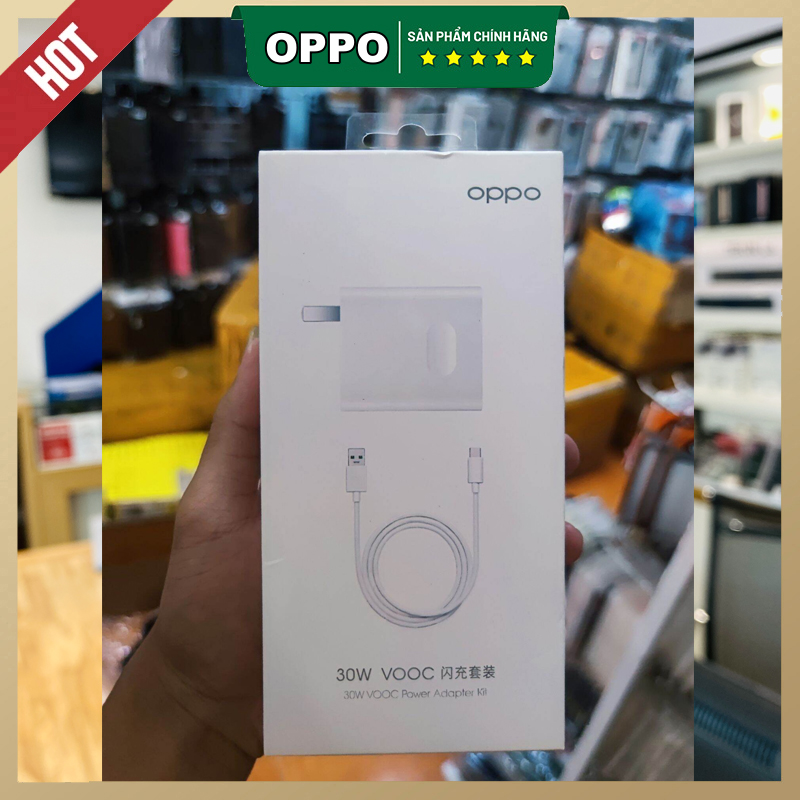 Bộ Sạc Nhanh OPPO Type-C 30W Chuyên Dụng Cho reno3 reno 3pro K3 Realme X2 A95 / A94 / F19