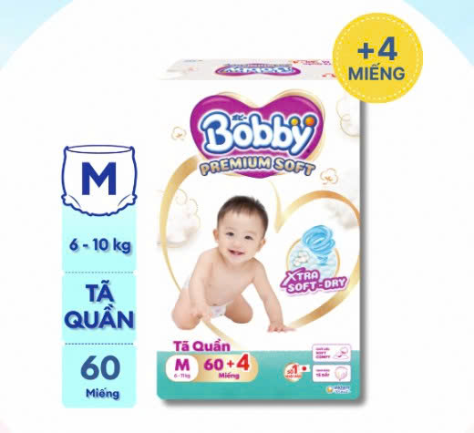 [MKB gift] 01 gói TTE Bobby Quần Premium Soft M60.4