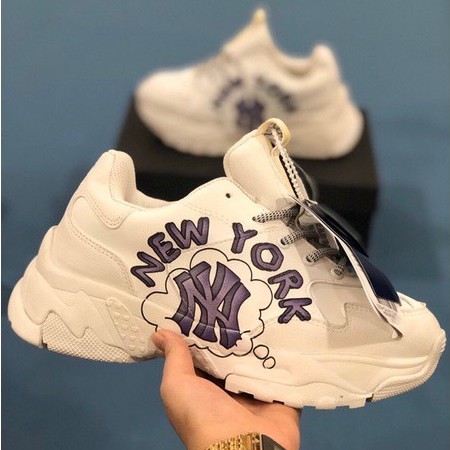 Giày thể thao sneaker nam nữ đế cao new york ,Giày 𝐌𝐋𝐁 new york Trắng full bill box 1.1