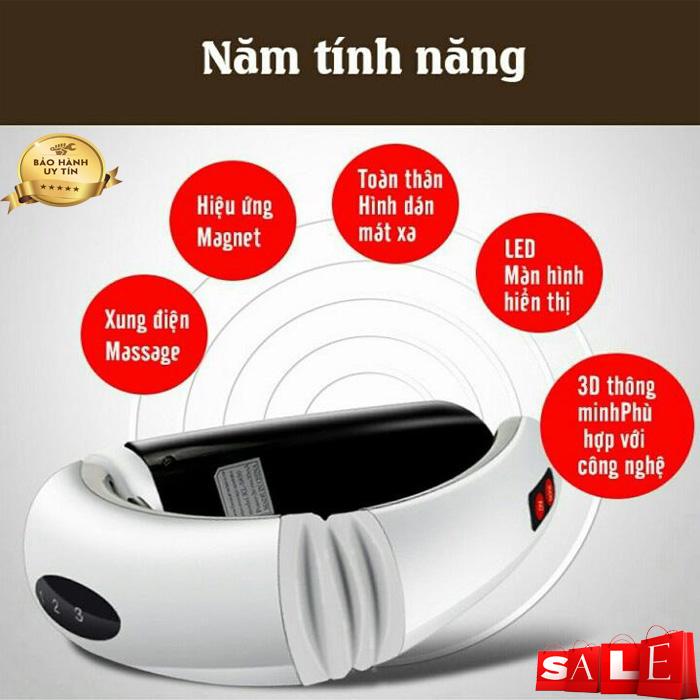 Máy mát xa, máy massage vai gáy chữ c máy mát xa lưng cổ, mát xa trị liệu vai ,gáy,lưng,cổ chữ c - maymatxa2 bảo hành tại luxury mall