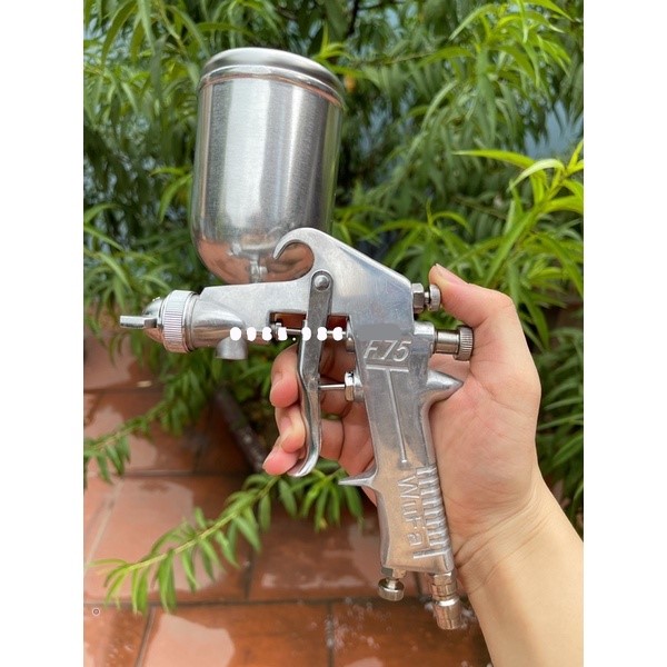 Máy phun sơn f75 wufa lỗ phun 1.5mm - hàng chính hãng
