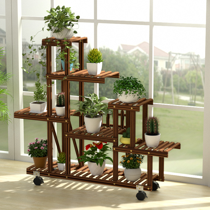 KỆ ĐỂ CÂY CẢNH - KỆ ĐỂ CHẬU HOA   CÓ BÁNH XE ĐA NĂNG TIỆN DỤNG - TOPSKY