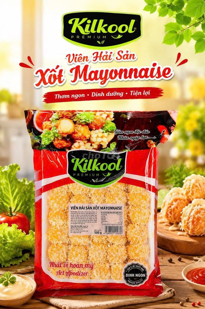 Cá viên sốt Mayonnaise LC Food - Gói 500g ( Giao TPHCM )