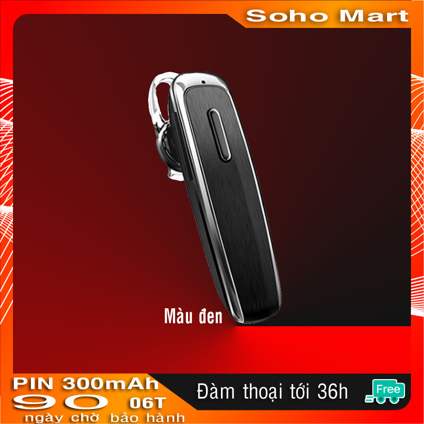 [nghe nhạc 28 GIỜ, thời gian chờ 90 NGÀY, pin 300mAh, CHỐNG NƯỚC] Tai nghe bluetooth chống nước Y8, tai nghe pin trâu 300mAh thế hệ mới RDA 4.1, tai nghe nhét tai đàm thoại rảnh tay, Soho Mart