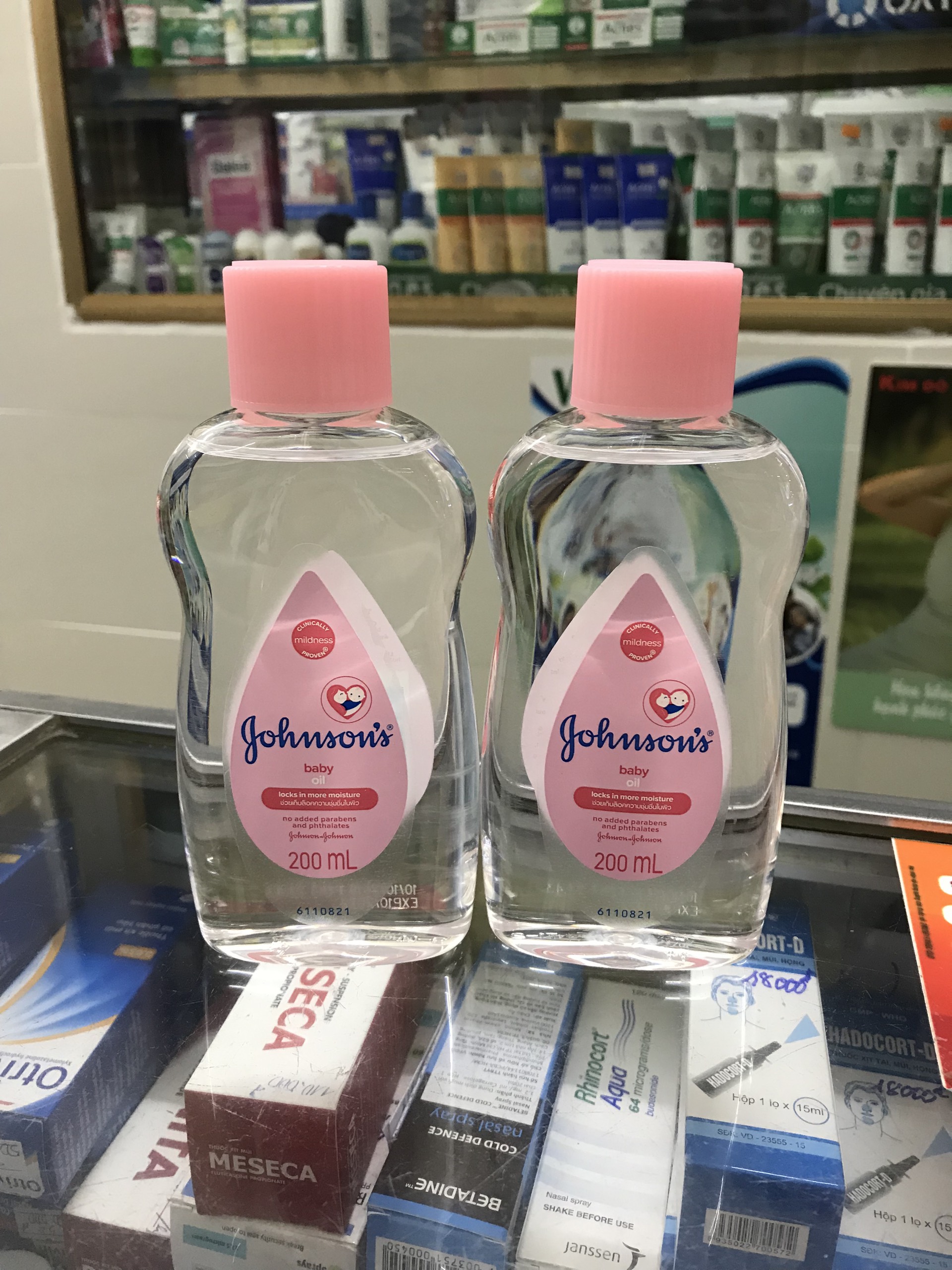 Dầu massage cho bé Jonhson’s baby oil 50ml - 200ml