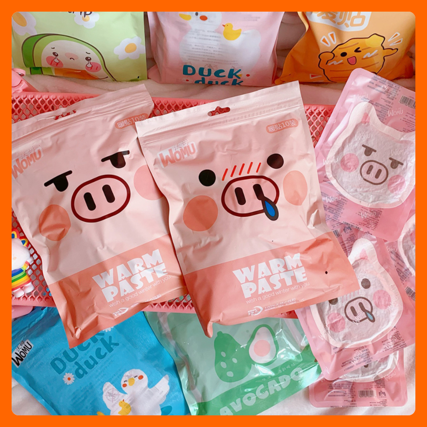Miếng dán giữ nhiệt cute - tấm làm ấm bụng, cơ thể tiện lợi siêu dễ thương