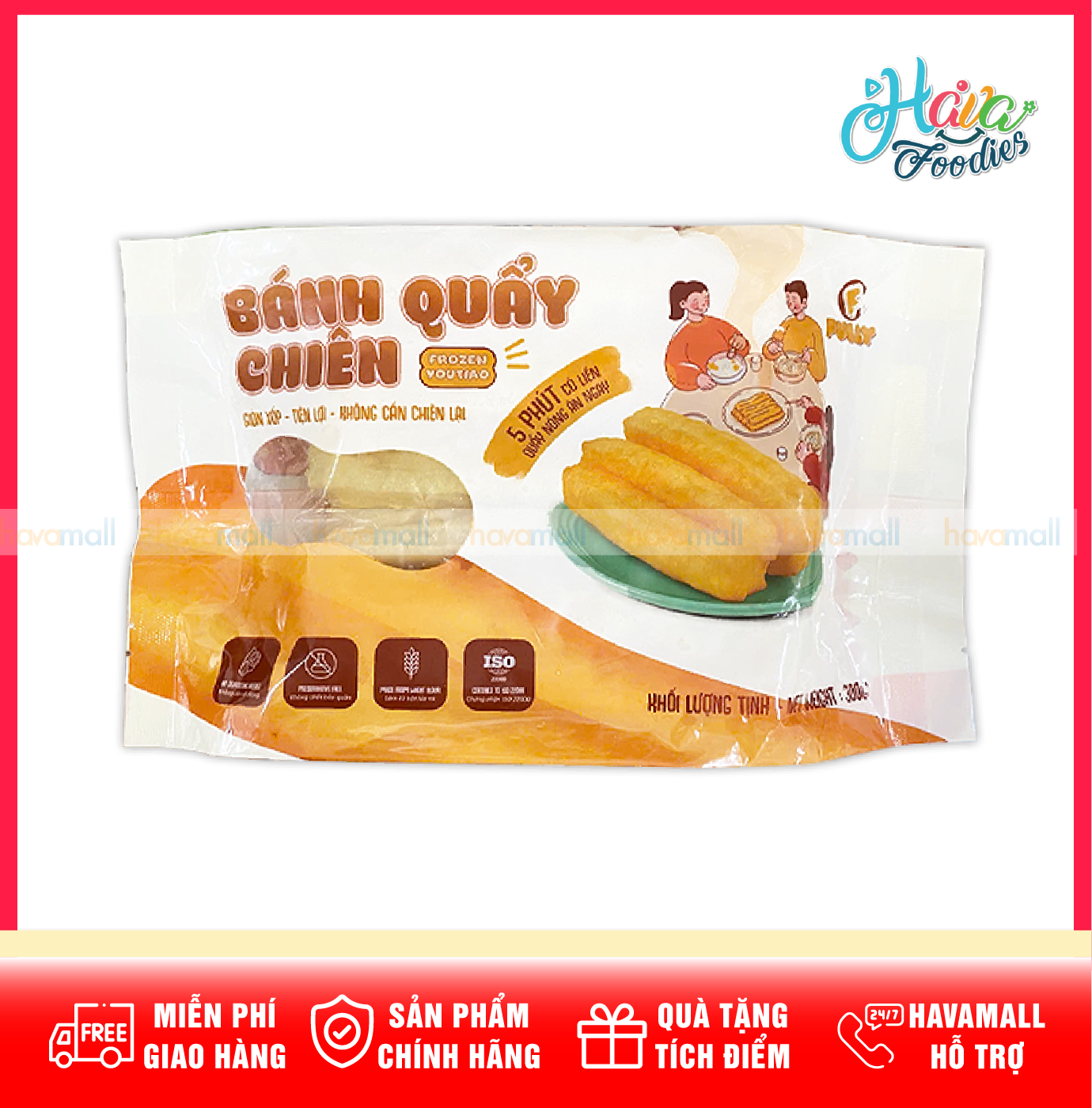 Bánh Quẩy Ống Chiên Giòn Hà Nội Havafoodies 300g