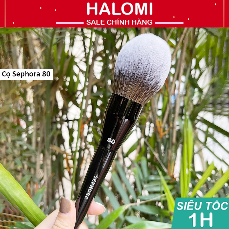 Cọ phấn phủ Sephora 80 lông mềm chuyên dùng cho makeup chuyên nghiệp HALOMI