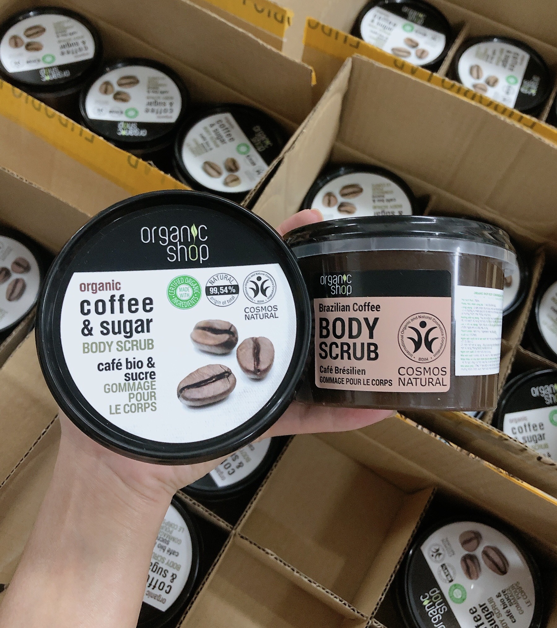Tẩy da chết Toàn Thân organic Coffee & Sugar Body Scrub  250ml