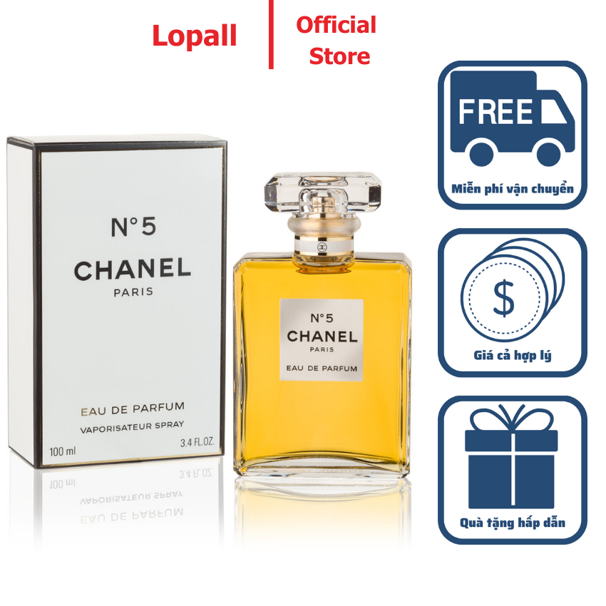 Nước hoa nữ chanel no.5 edp 100ml lopall ngọt ngào quyến rũ
