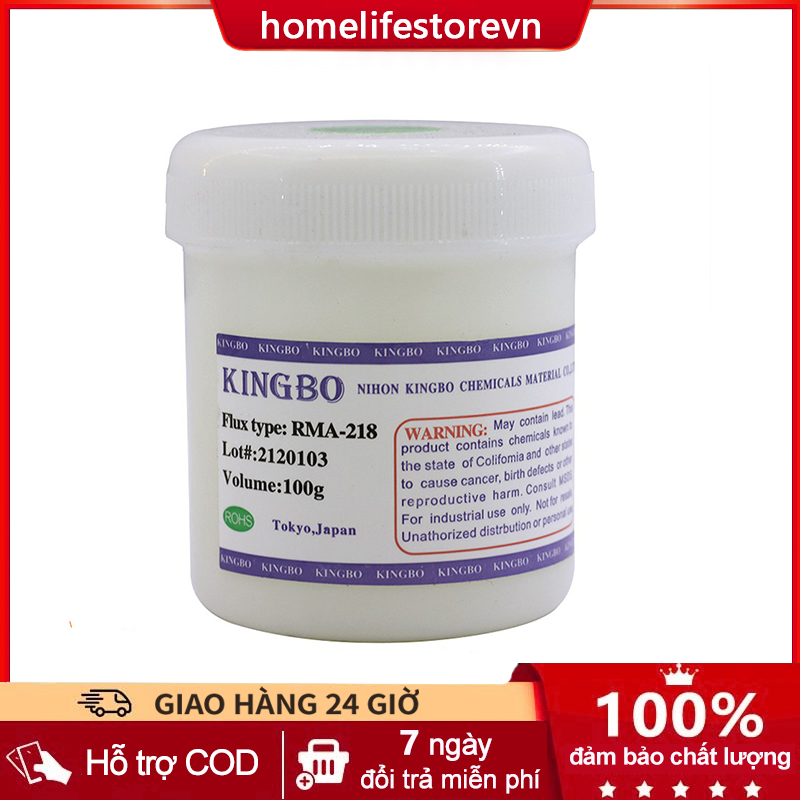 Mỡ hàn thiếc, dung dịch trợ hàn kingbo 100g cao cấp home