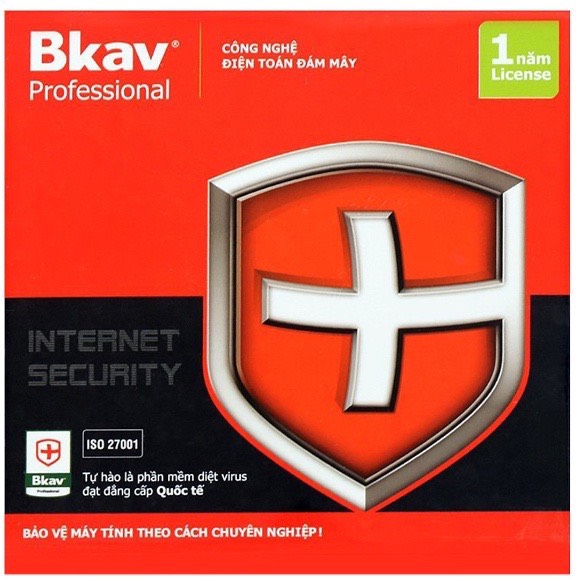 Phần Mềm Diệt Virus BKAV Profressional Internet Security 1 PC 12 Tháng