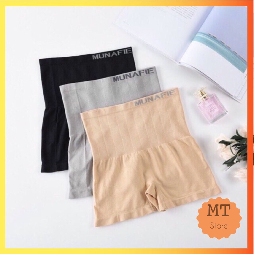 Quần đùi mặc váy gen nịt bụng định hình eo munafie
