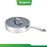Chảo inox chống dính đáy từ cao cấp size 24cm Kangaroo KG01F124