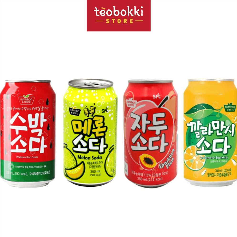 Nước soda vị trái cây Hàn Quốc SFC 350ml