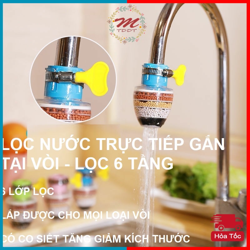 Đầu Lọc Nước Tại Vòi 6tầng lọc