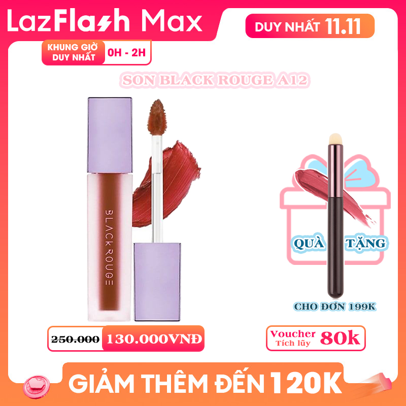 [A1- A32] Son Kem Lì Hàn Quốc Black Rouge Air Fit Velvet Tint 4.5g