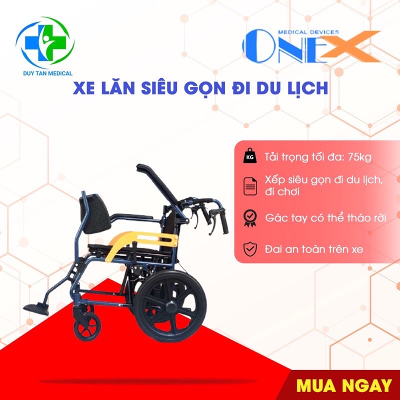 Xe lăn siêu gọn OneX