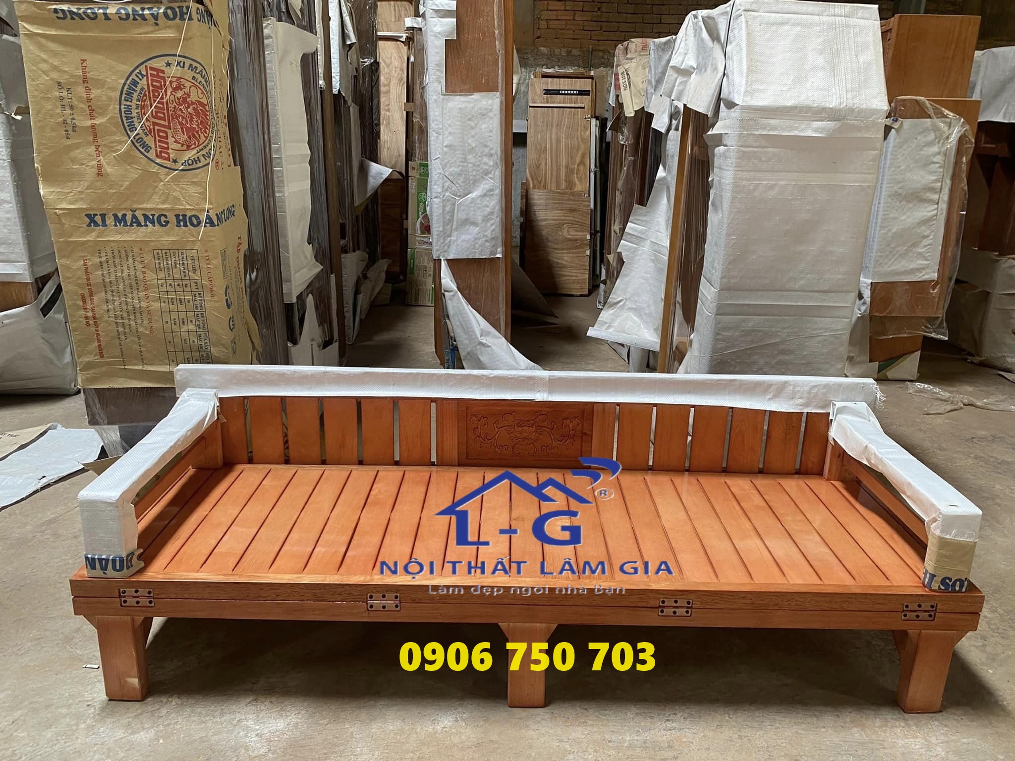 Giường gỗ gấp gọn thành ghế , giường gỗ còng gấp giá tốt
