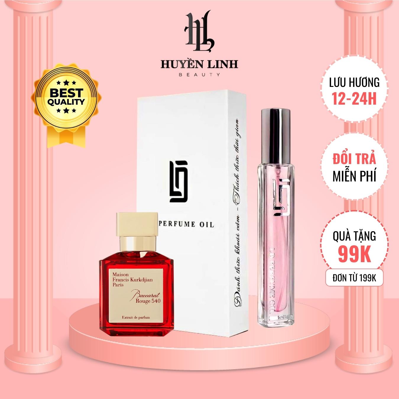 LD35 Tinh Dầu Nước Hoa Nữ Baccarat Rouge 540 12ml - LD PERFUME OIL Thơm lâu, Hương dịu dàng, thuần khiết, nữ tính - HuyenLinh Beauty
