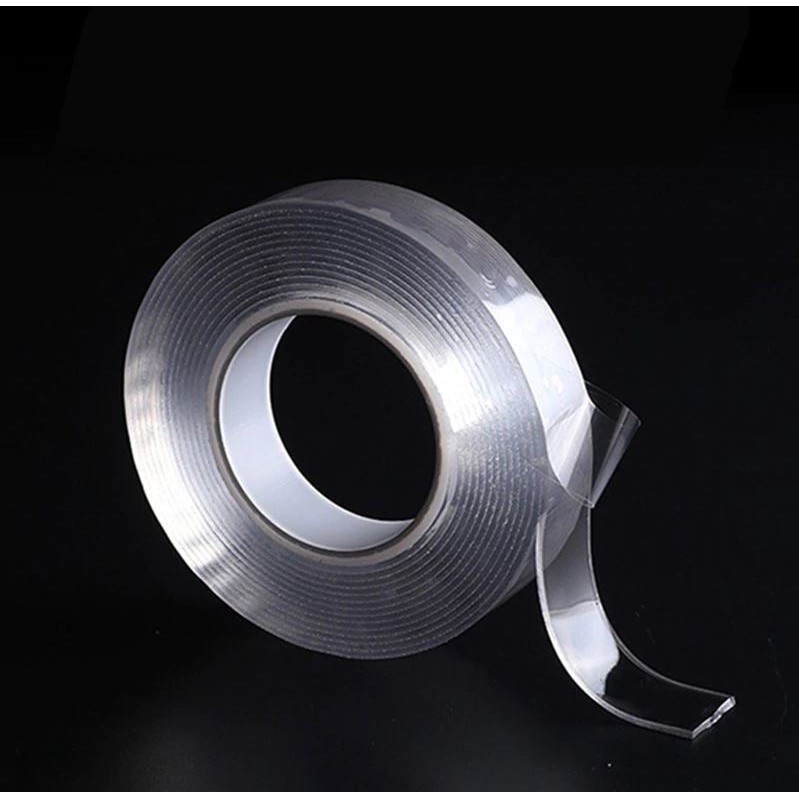 Băng keo 2 mặt trong suốt bản 3m