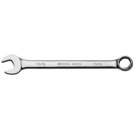 Cờ lê vòng miệng 27mm thép crom 40221 sata