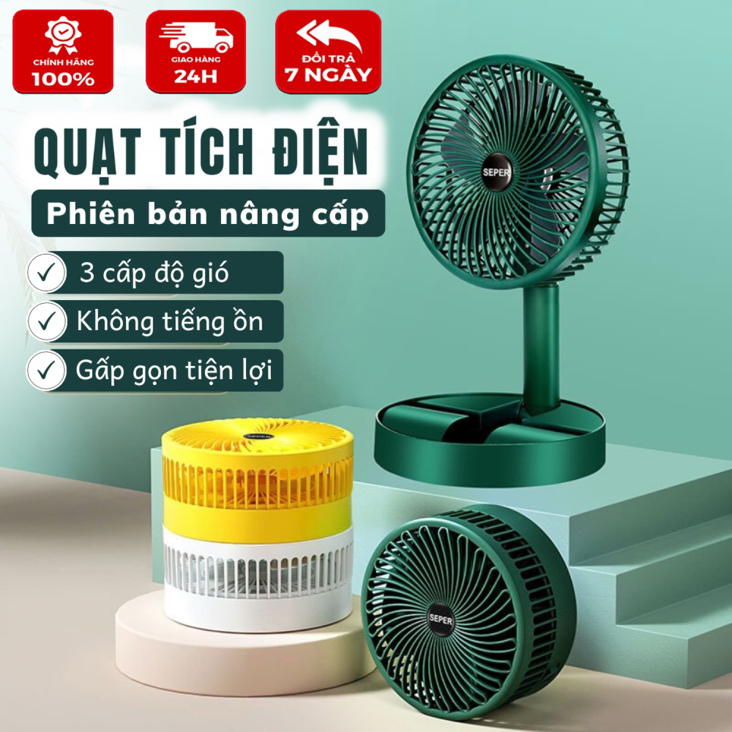 Quạt mini để bàn, quạt mini sạc tích điện, quạt gấp gọn usb fan a9, quạt tích điện 5-6h, siêu tiện dụng