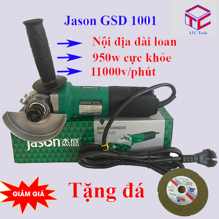 Máy mài Jason 100mm- Máy mài cắt góc cầm tay hàng nội địa Trung
